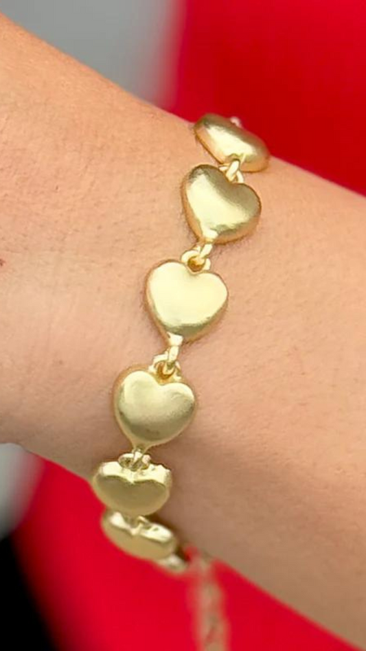 Hearts Lane Gold Bracelet